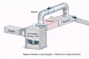 What Is a Bypass Damper and Do You Need One? 1 bypass damper loop