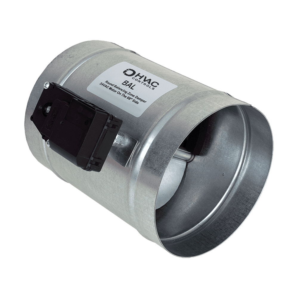 thumbnail image 2 of Durozone RD-12 12" Round HVAC Motorized Air Damper – 3 Wire, 24V AC, USA Made 2 of 2